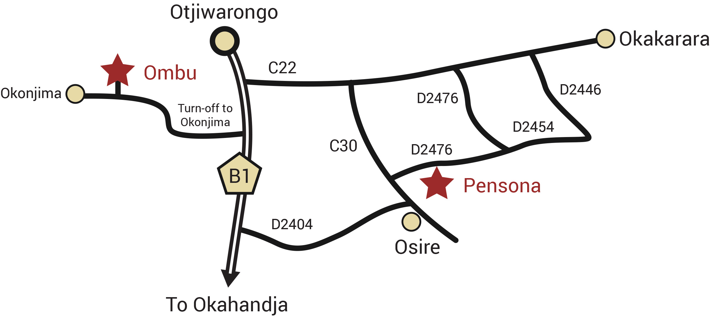 Okozonduno Map